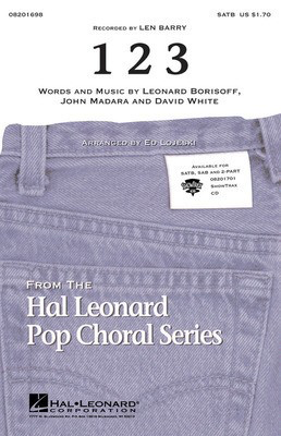 1 2 3 - SATB Ed Lojeski Hal Leonard Choral Score Octavo