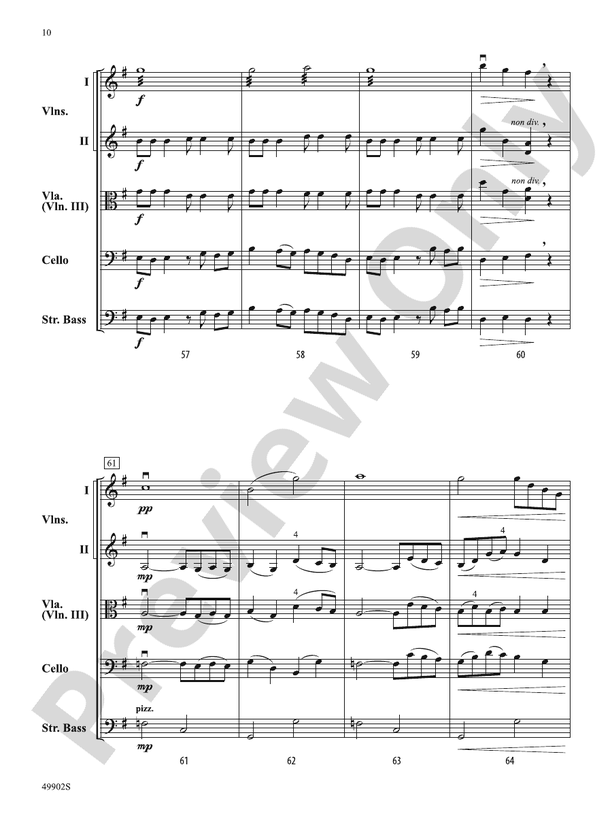 Volcano - String Orchestra Conductor Score & Parts (Digital Download)