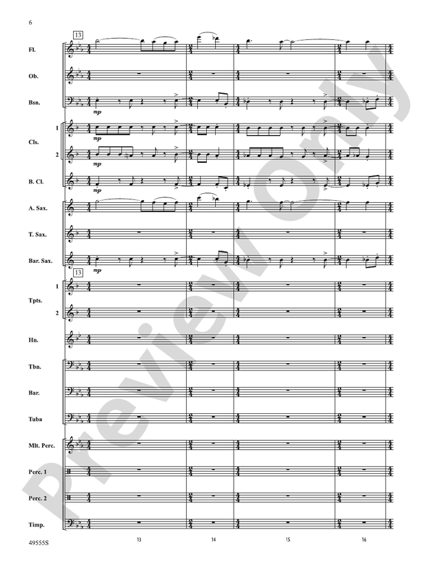 Forever Grateful - Concert Band Conductor Score & Parts (Digital Download)