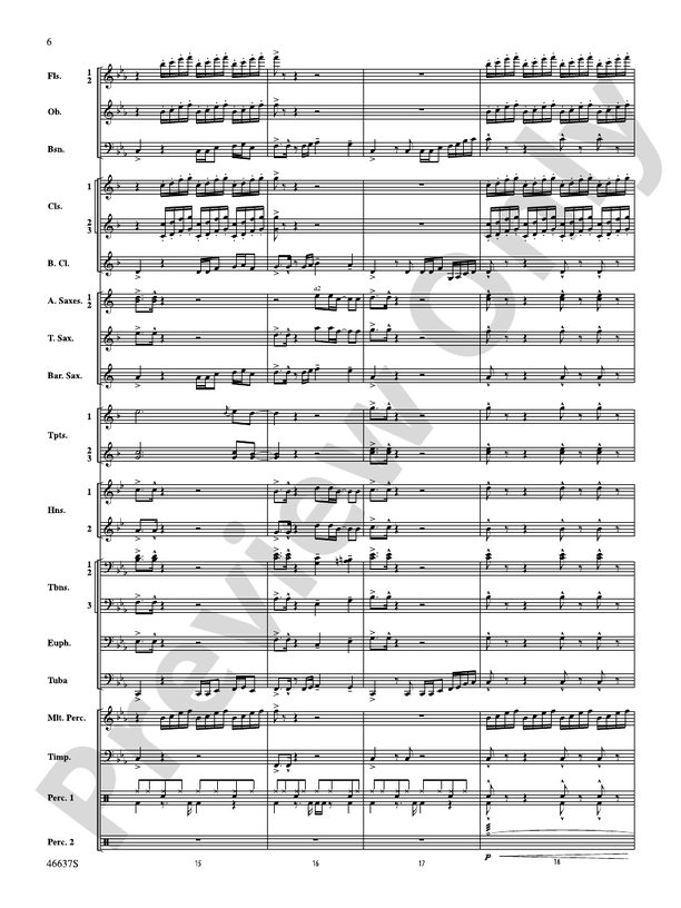 Bruno Mars on Tour - Concert Band Conductor Score & Parts (Digital Download)