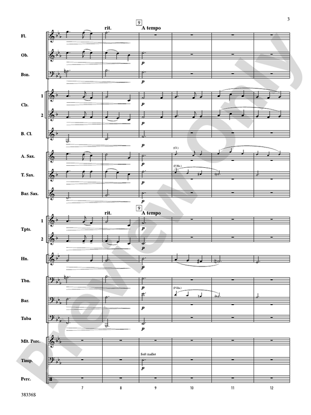 Ye Banks and Braes - Concert Band Conductor Score & Parts (Digital Download)