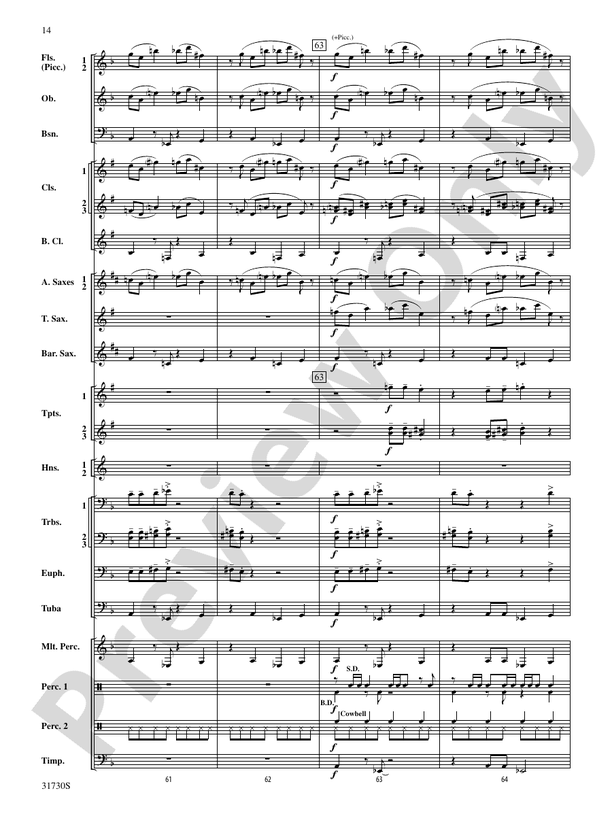 They Shall Run and Be Free - Concert Band Conductor Score & Parts (Digital Download)