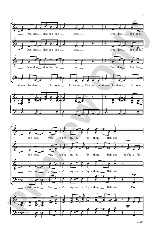 Everything - SATB, a cappella Choral Octavo (Digital Download)