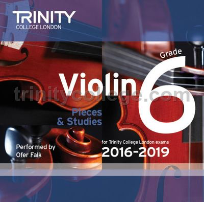 Violin Exam Pieces Grade 6, 2016-2019 - CD - Various - Violin Trinity College London CD