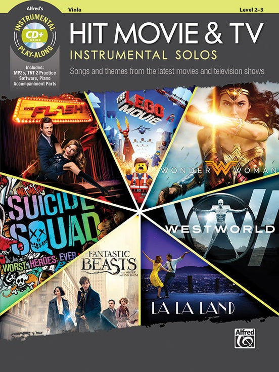 Hit Movie and TV Instrumental Solo Viola Bk/Cd