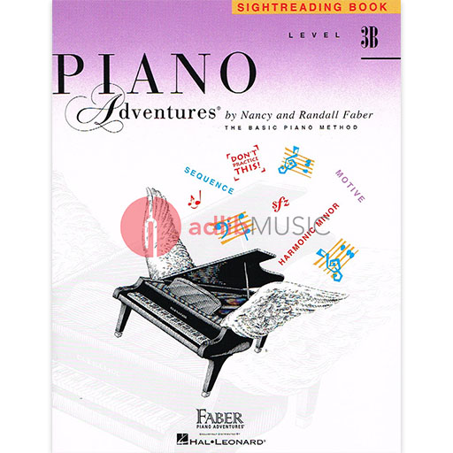 Piano Adventures Level 3B Sightreading Book - Piano Faber Hal Leonard 140888