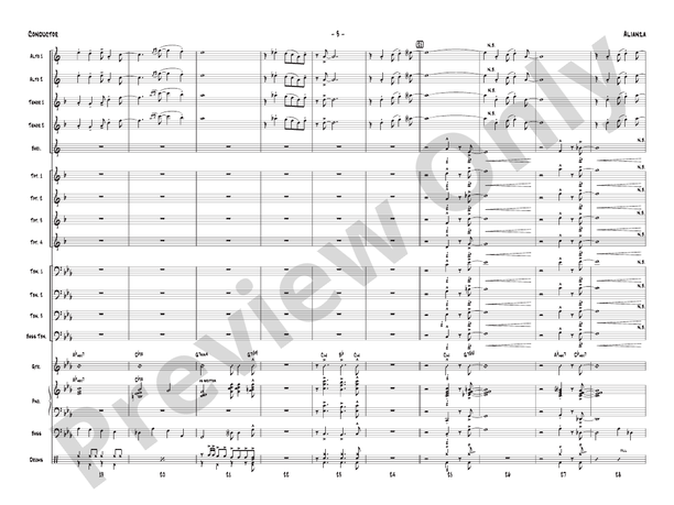 Alianza - Jazz Ensemble Conductor Score & Parts (Digital Download)