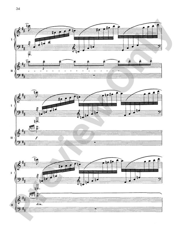 Fantaisie-tableaux (Suite No. 1), Opus 5 - II. La nuit, l'amour - 2 Pianos, 4 Hands (Digital Download)