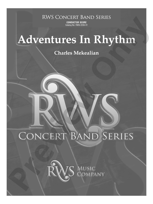 Adventures in Rhythm - Concert Band Conductor Score & Parts(Digital Download)