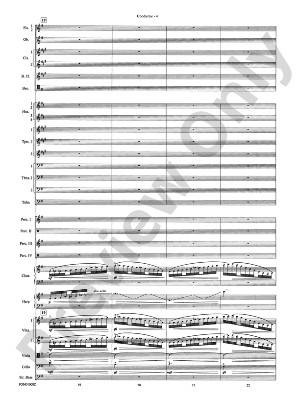 Harry Potter Symphonic Suite – Full Orchestra Conductor Score & Parts (Digital Download)