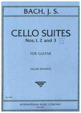 Bach - 3 Cello Suites - Guitar Solo IMC IMC3464
