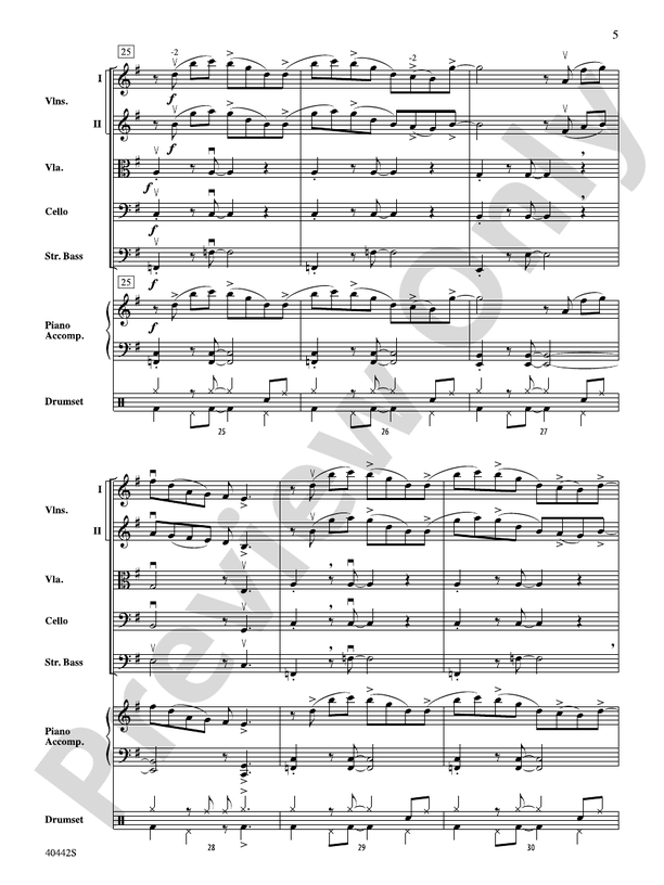 Cascade – String Orchestra Conductor Score & Parts (Digital Download)
