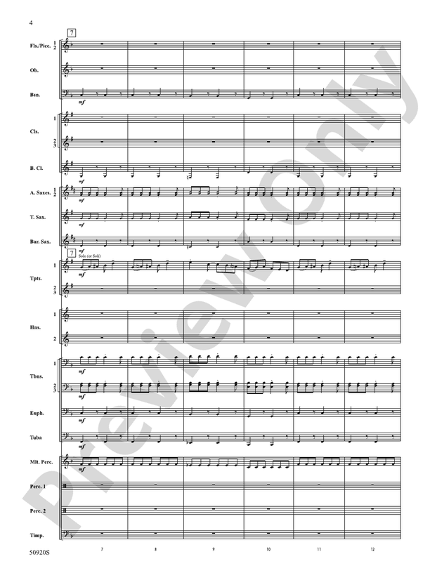 Rondo – Concert Band Conductor Score & Parts (Digital Download)