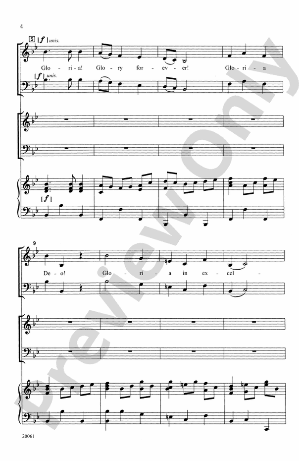 Antiphonal Gloria – SATB (Opt. Double Choir) Choral Octavo (Digital Download)