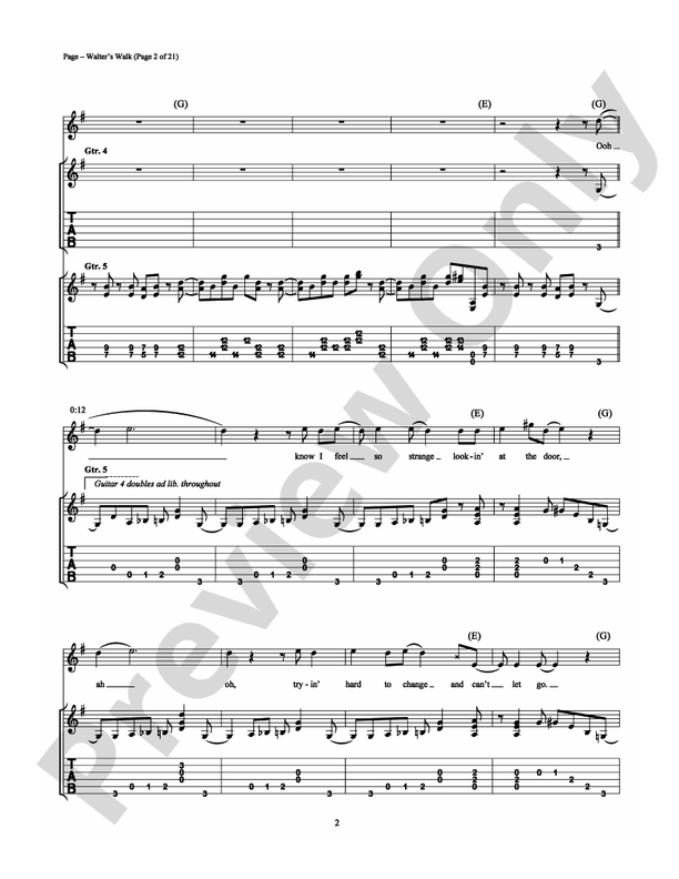 Walter's Walk - Guitar TAB (Digital Download)