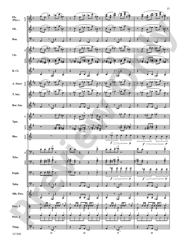 They Shall Run and Be Free - Concert Band Conductor Score & Parts (Digital Download)