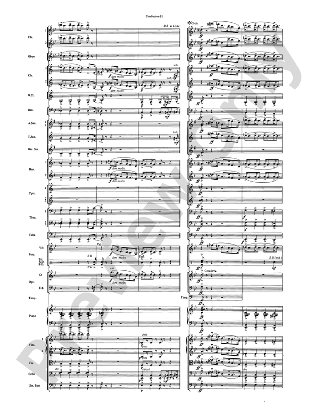 The Pink Panther (Grade 3.5) - Full Orchestra Conductor Score & Parts (Digital Download)