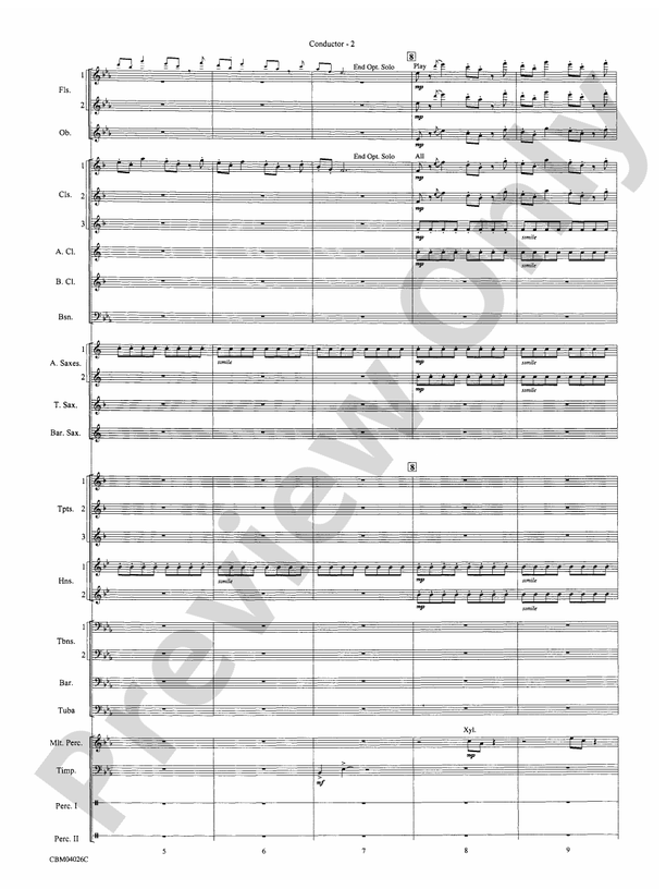 Go West! - Concert Band Conductor Score & Parts (Digital Download)