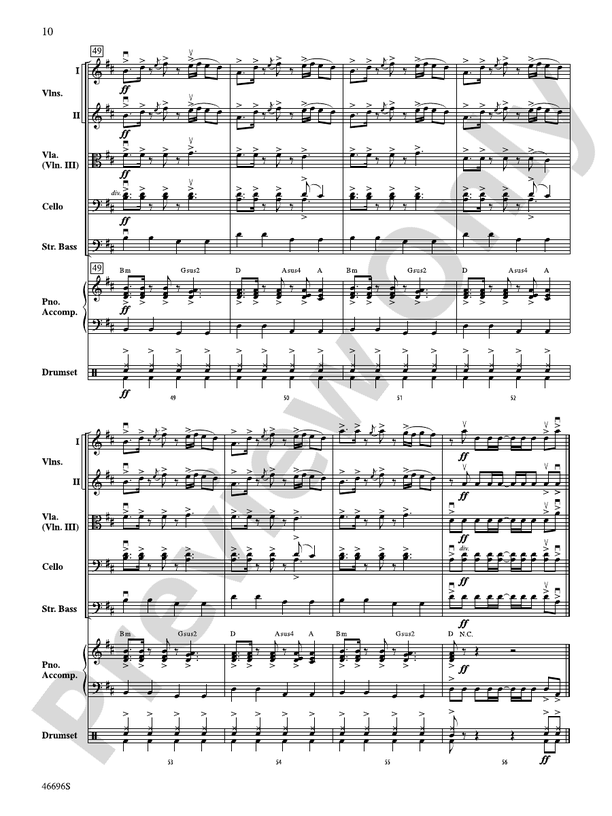 One Foot - String Orchestra Conductor Score & Parts (Digital Download)