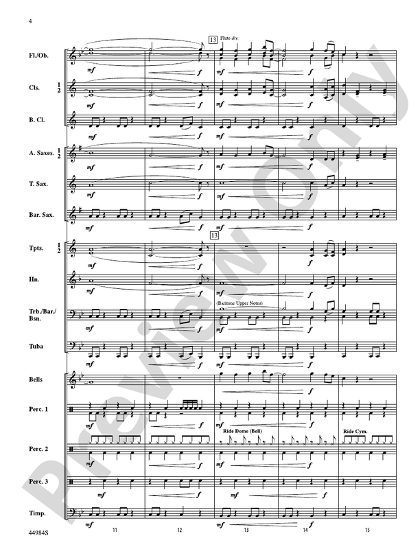Power Surge - Concert Band Conductor Score & Parts (Digital Download)