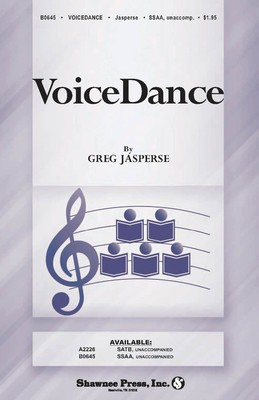 VoiceDance - Greg Jasperse - SSAA Shawnee Press Choral Score Octavo