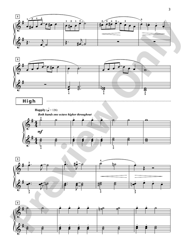 Grand Trios for Piano, Book 4: 4 Early Intermediate Pieces for One Piano, Six Hands  (Digital Download)