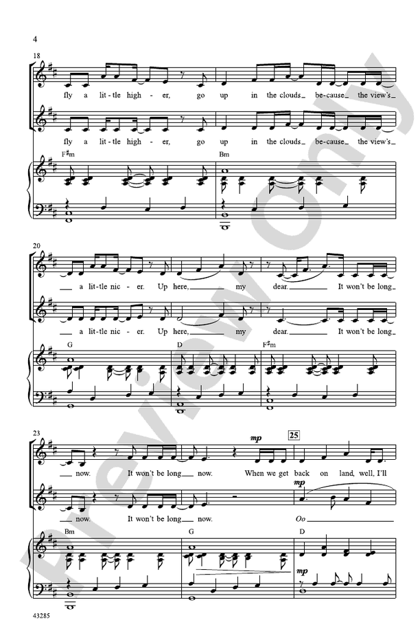 Clouds (2-Part) – 2-Part Choral Octavo (Digital Download)