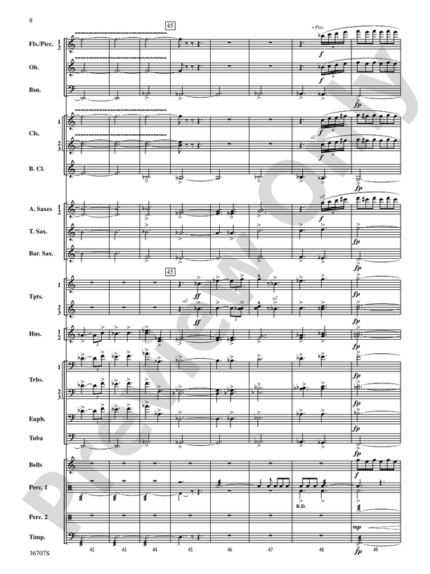 Rhapsodic Celebration - Concert Band Conductor Score & Parts (Digital Download)