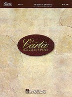 Carta Manuscript Paper No. 6 - Carta Standard Paper - Various Authors Hal Leonard