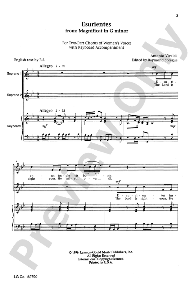 Esurientes - 2-Part Choral Octavo (Digital Download)