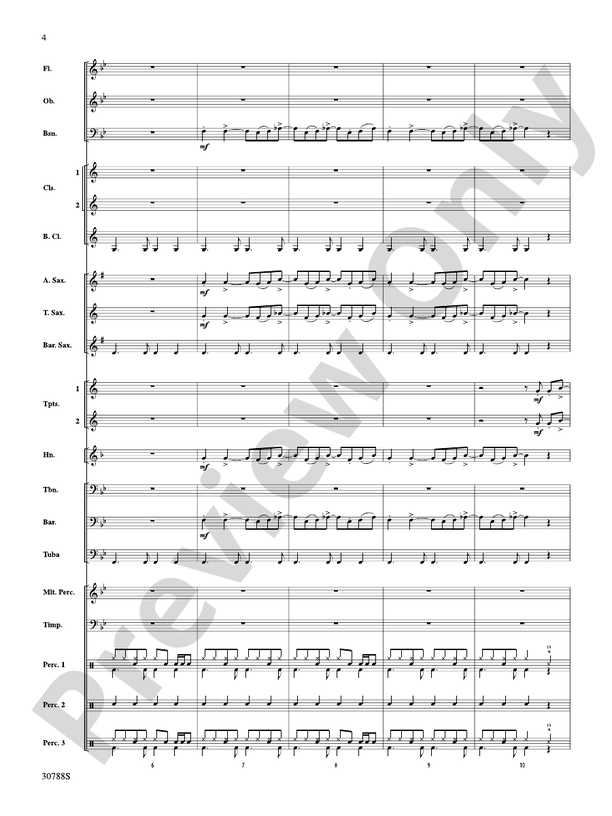 Selections from The Rolling Stones - Concert Band Conductor Score & Parts (Digital Download)