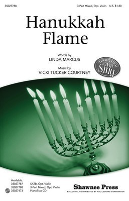 Hanukkah Flame - Together We Sing Series - Linda Marcus|Vicki Tucker Courtney - 3-Part Mixed Shawnee Press Choral Score Octavo