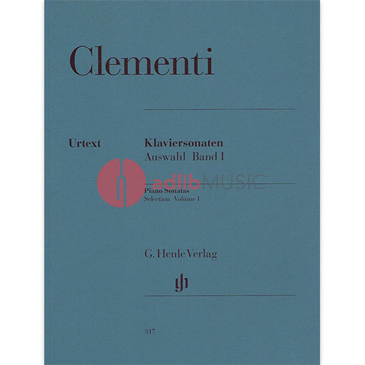 Selected Piano Sonatas, Volume I (1768-1785) - Piano Solo by Clementi Henle HN317