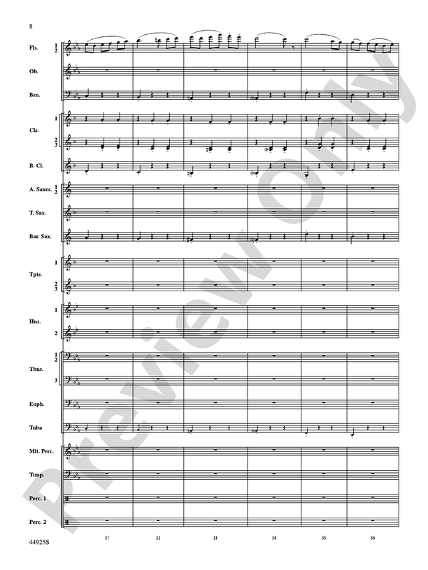 Suite from Symphonie Fantastique - Concert Band Conductor Score & Parts (Digital Download)