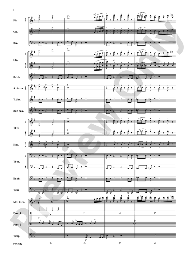 Ambush - Concert Band Conductor Score & Parts (Digital Download)