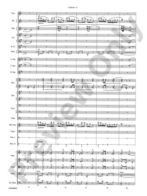 An American in Paris Suite – Full Orchestra Conductor Score & Parts (Digital Download)