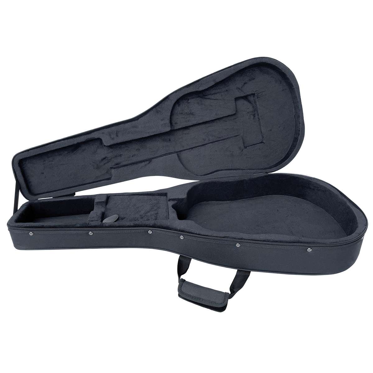 DCM Premium PFD  Polyfoam Lightweight Dreadnought Guitar Case Black