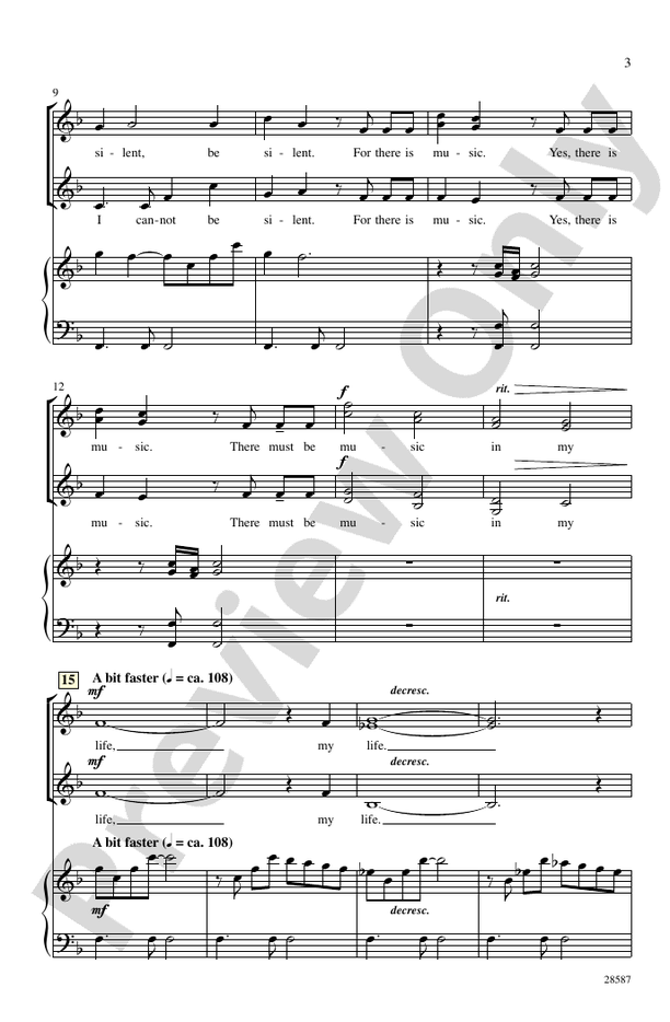 I Cannot Be Silent – SSA Choral Octavo (Digital Download)