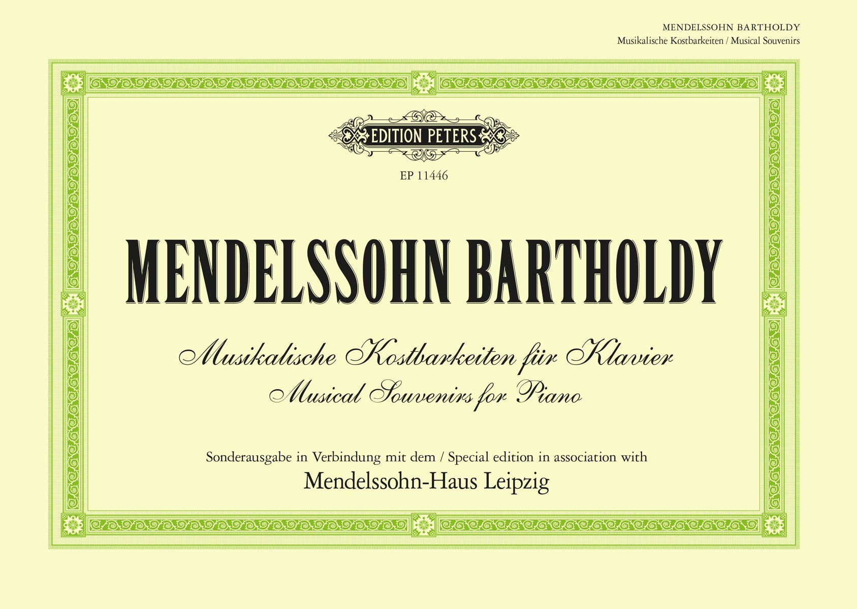 Mendelssohn - Lied ohne Worte in F-sharp minor - Piano Solo (Digital Download)