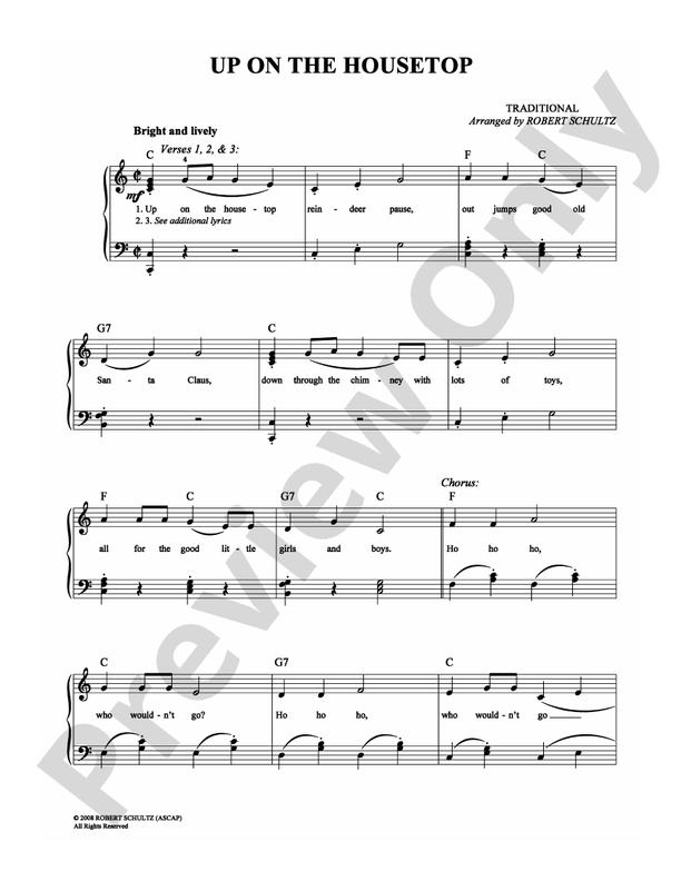 Up on the Housetop -  Traditional - PVG (Digital Download)