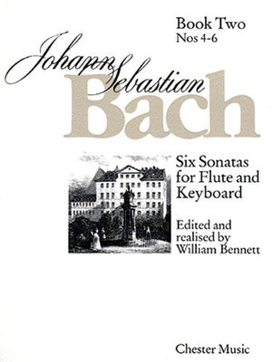 6 Sonatas for Flute and Keyboard Book 2 Nos. 4-6 - Johann Sebastian Bach - Flute Chester Music