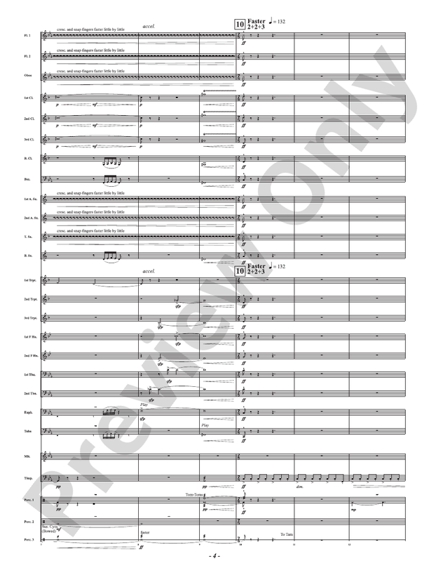 Roar in the Wind - Concert Band Conductor Score & Parts (Digital Download)