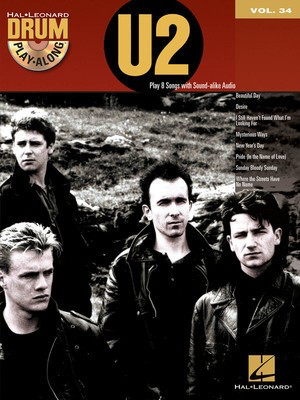 U2 - Drum Play-Along Volume 34 - Drums Hal Leonard /CD