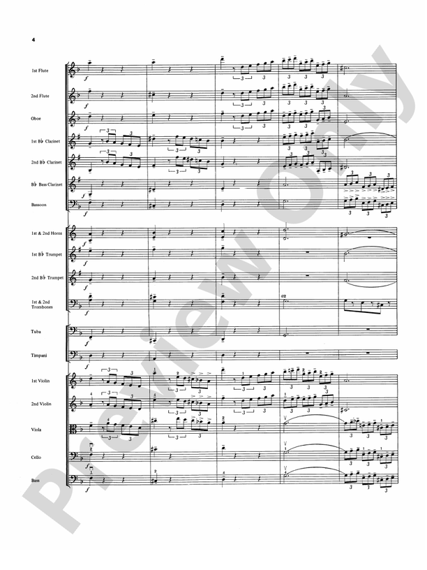 Overture in D minor (Concerto Grosso) – Full Orchestra Conductor Score & Parts (Digital Download)