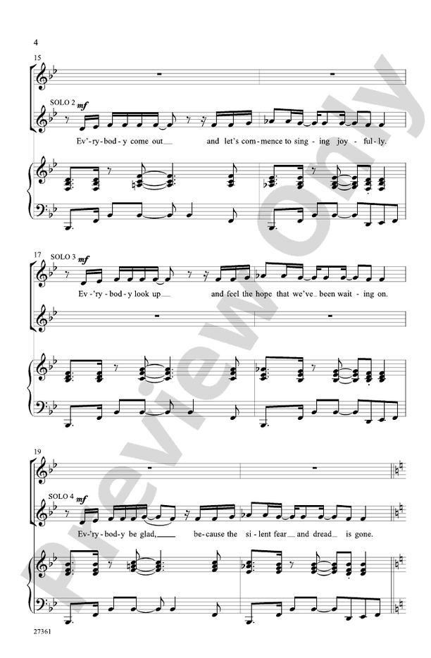 Everybody Rejoice (from The Wiz) – SSA Choral Octavo (Digital Download)