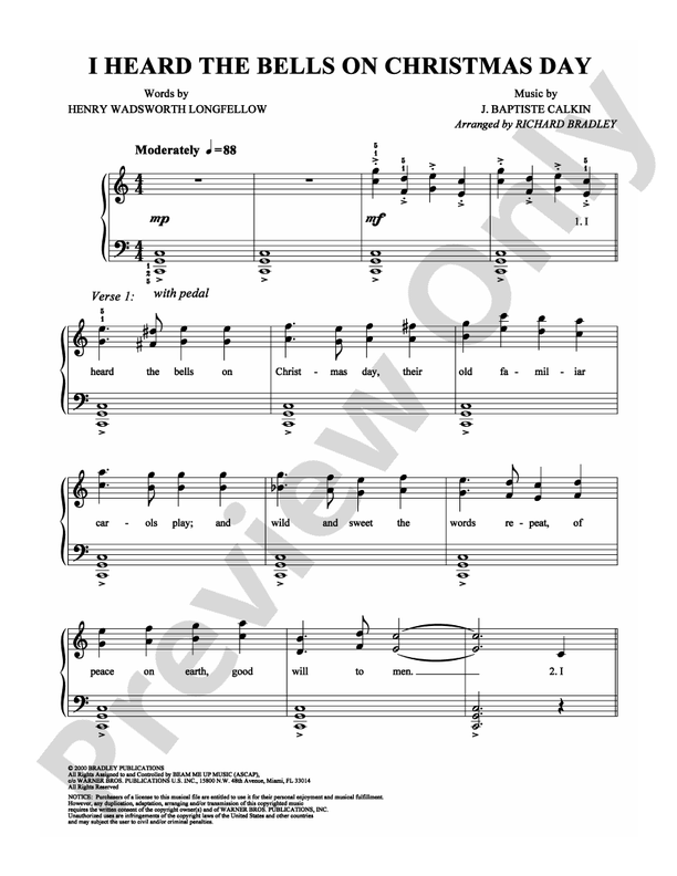 I Heard the Bells on Christmas Day - DSM-PS-0006586 - Easy Piano (Digital Download)
