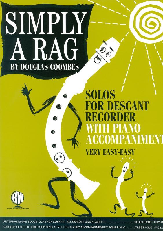 Coombes - Simply a Rag - Descant Recorder/Piano Accompaniment Brasswind BW312