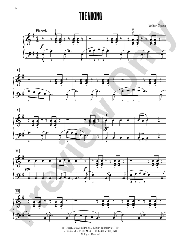 The Viking - Piano Solo (Digital Download)