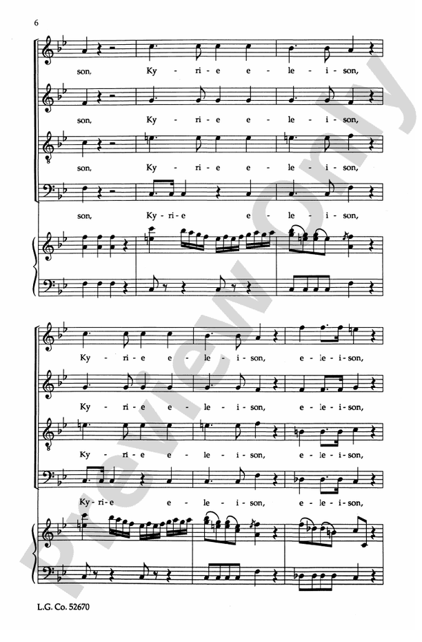 Kyrie - Luigi Boccherini – SATB Choral Octavo (Digital Download)