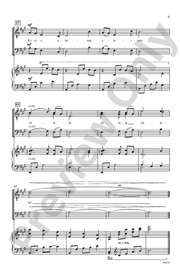 Missa Festiva – TTB Choral Octavo (Digital Download)